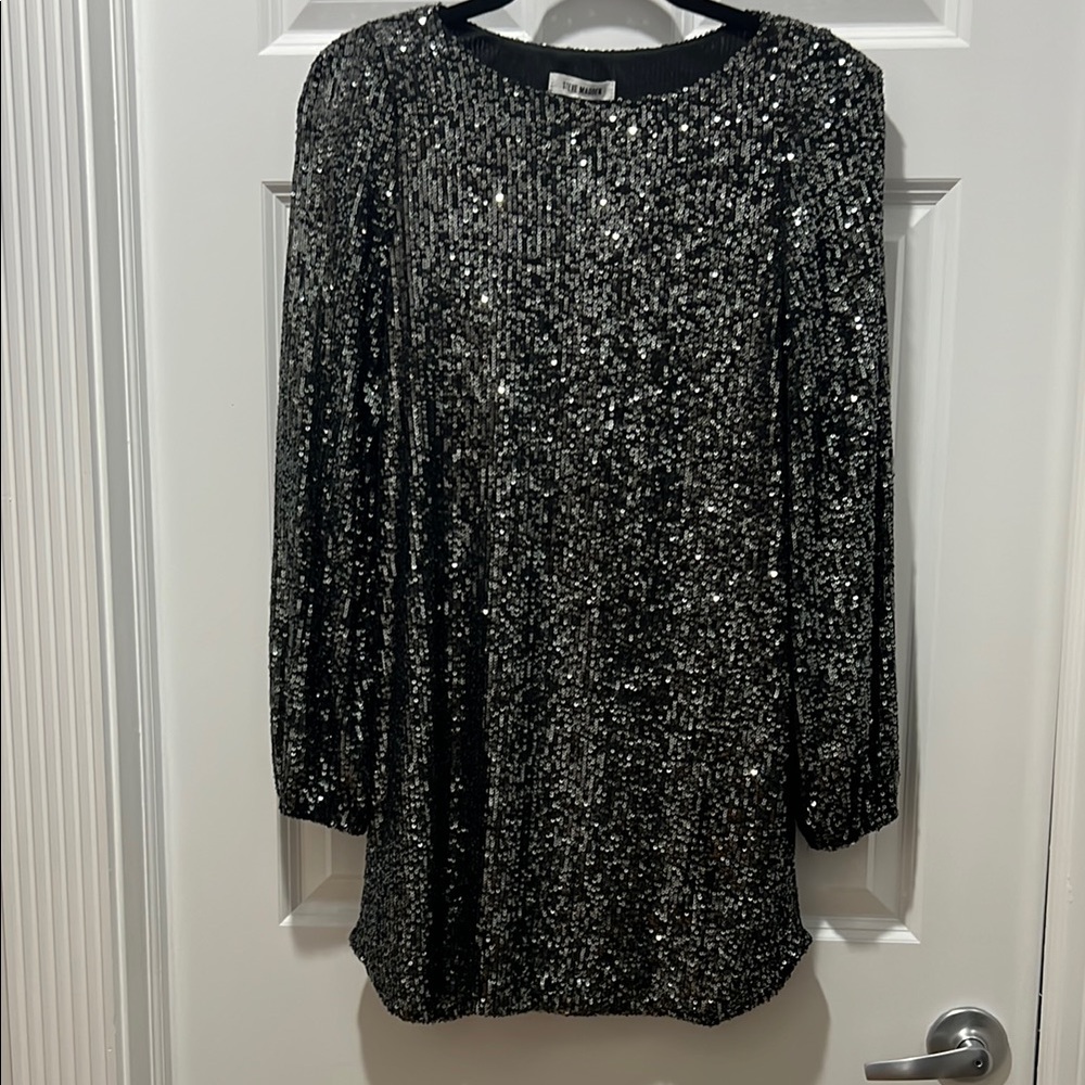 Steve Madden Black Sequin  mini dress